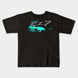 Mazda RX7 FD, JDM, Japanese cars Kids T-Shirt